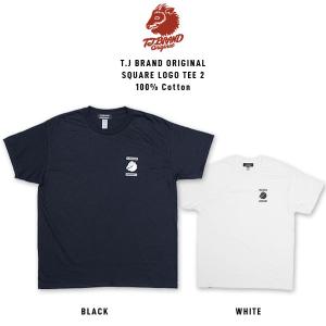 T.J Brand original SQUARE LOGO TEE 2 / ティージェイ ブランド スクエアロゴ Tシャツ