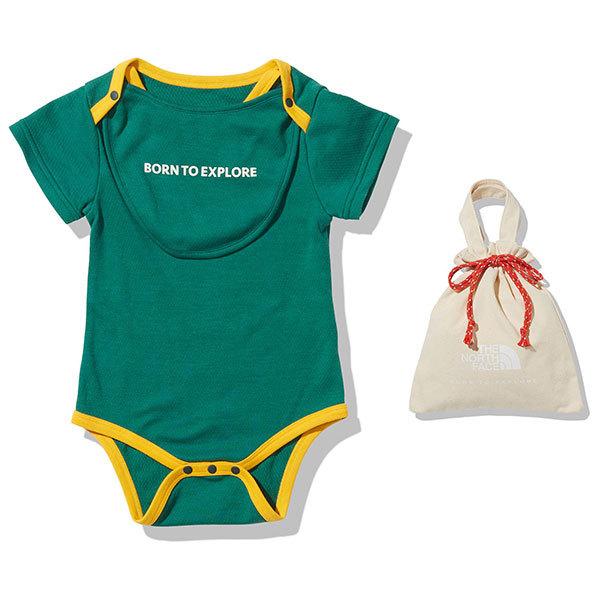 THE NORTH FACE NTB12202 Baby S/S Rompers &amp; 2P Bib ...