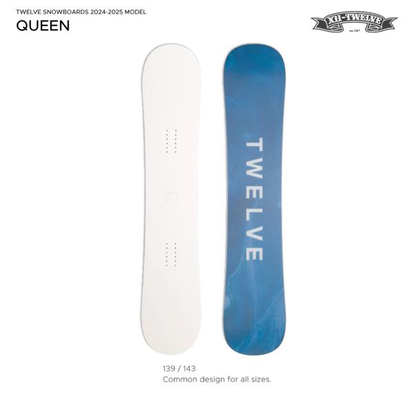 【早期予約開始2024-2025 model 】Twelve snowboards Queen 20...