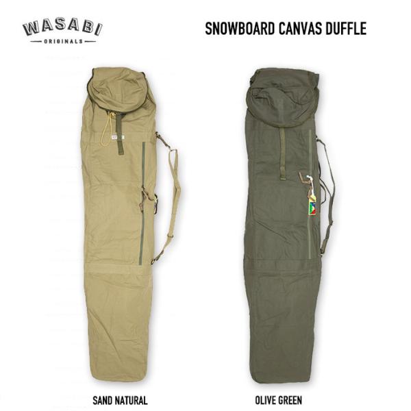 WASABI ORIGINALS Snowboard Canvas Duffle ワサビ スノーボー...