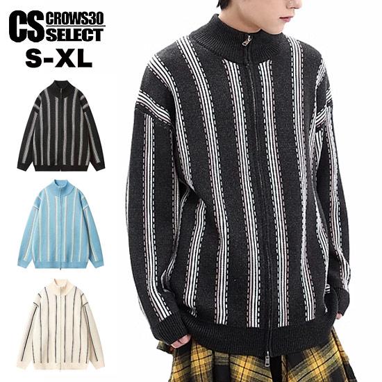 オラオラ系 ニットブルゾン メンズ オラオラ系 ファッション 大人 スタイル ヤンキー  チンピラ ...