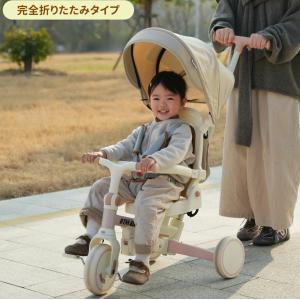子供用三輪車 折りたたみ 7in1 押し棒付 ...の詳細画像4