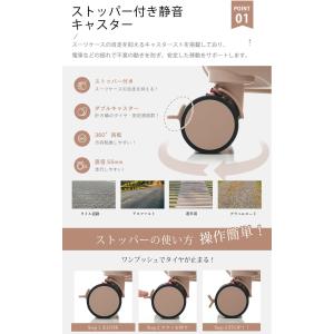 スーツケース 機内持ち込み 軽量ストッパー付き...の詳細画像4