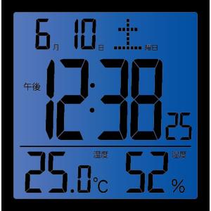 目覚まし時計 置き時計 置時計 温度湿度計 日...の詳細画像1