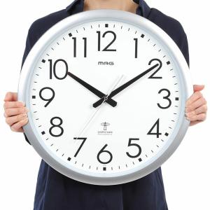 掛け時計 大型 直径42cm 壁掛け時計 電波...の詳細画像2