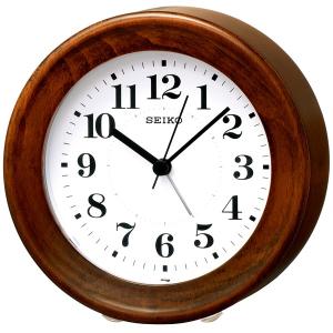 置時計 置き時計 掛け時計 壁掛け時計 掛時計 掛置兼用 コンパクトタイプ ブラウン  セイコー SEIKO クロック KR899B｜butler