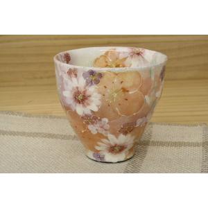 工房ゆずりは おしゃれ鉢 色彩花 瀬戸焼 花柄 女性だけの工房 手描き