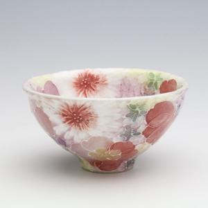 受注生産】工房ゆずりは 色彩花 飯碗 : 舞陶館 - 通販 - Yahoo