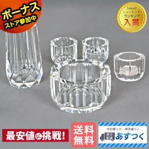 お仏壇を明るくする【クリスタル仏具5点セット】クリア（透明