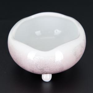 九谷銀彩ほのか ピンク 香炉 「 仏具 小物 シンプル かわいい