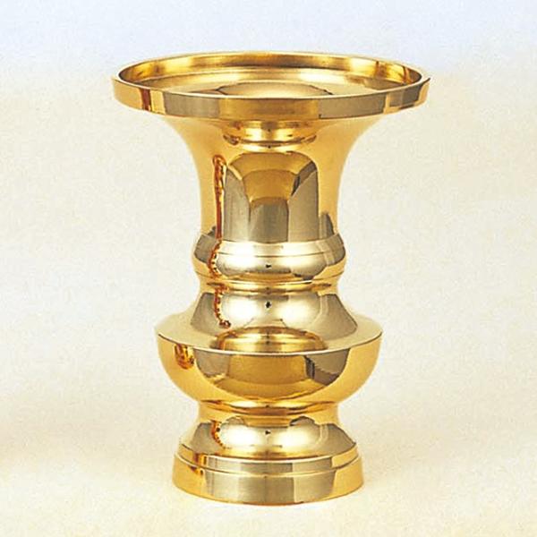 常花 仏具 セットも可 「地花立 2.5寸 みがき1本2.5 〜 5.5寸」常花用 花立 小常花 仏...