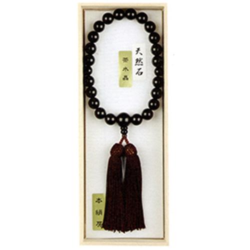 茶水晶 片手22玉 共仕立 本絹頭房