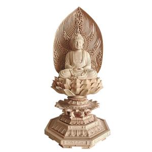 釈迦如来(曹洞宗・臨済宗) 柘植製 2.5寸 : 仏壇・仏具販売-仏壇屋 滝田