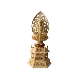 真言宗 仏像 大日如来 インド白檀 木彫 金泥書 不動明王 弘法大師 3体