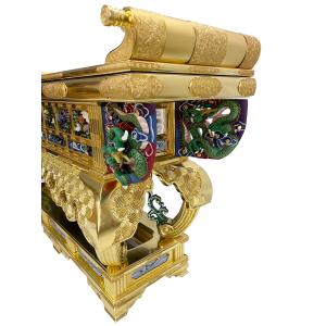 寺院仏具 六鳥型前卓 経机 机 5.5尺 本願...の詳細画像3