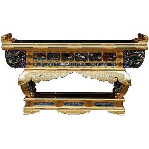仏具 寺院用 本願寺派 西 寺院仏具 六鳥型前...の詳細画像1