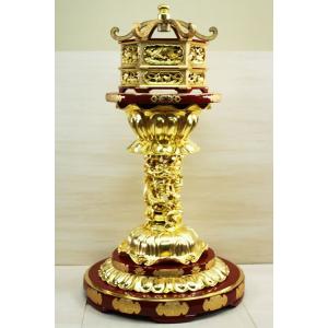仏具 寺院用 本願寺派 西 常香盤 六鳥型 3尺の詳細画像1