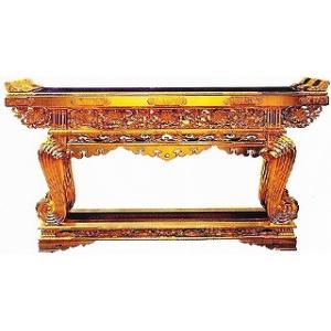 仏具 寺院用 御影堂型前卓 5.5尺 寺院 真宗大谷派 東