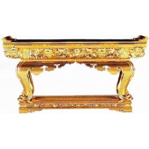仏具 寺院用 御影堂型略型前卓 4.5尺 真宗大...の商品画像