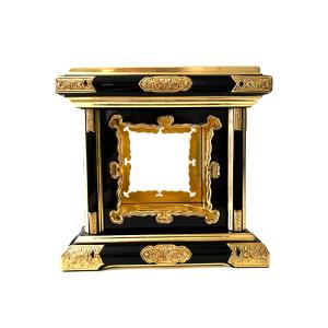 寺院仏具 八ツ猪目輪台 りん台 1尺 金具打 真宗大谷派 東 おりん