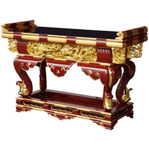 仏具 寺院用 各宗派 須弥型前机 通彫 金具打 ...の商品画像