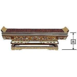 仏具 経机 机 卓 浄土真宗本願寺派 西 前三段 脇卓 黒 6.5寸