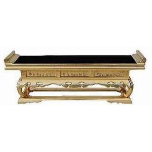 仏具 経机 卓 机 純黒 前机　工芸美術 仏具 経机 卓 机 純黒 前机 工芸美術