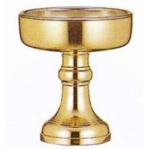 仏具 重目仏器 磨き オトシ付 口径48mm #10 仏飯 真宗大谷派 東 浄土真宗本願寺派 西