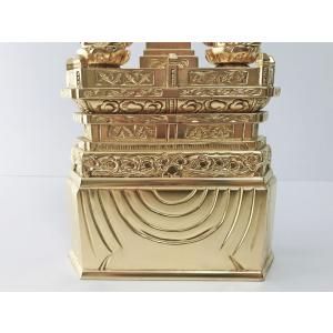 仏像 三宝尊 日蓮宗 純金箔 1.0寸 仏具の詳細画像2