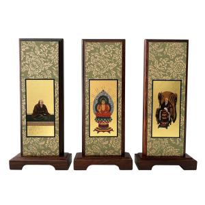 自立型掛軸 アルテマイスター スタンド掛軸 各宗派ご本尊脇侍セット LB