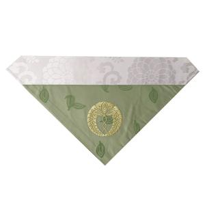 浄土真宗本願寺派 仏具 三角打敷 金襴錦地 盛上 西紋 刺繍 50代 C 絽