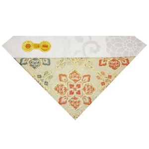 仏具 三角打敷 金襴錦地 西陳織 正絹金紗 30代 : 仏壇職人 関工作所