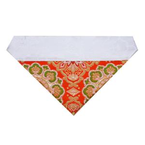 三角打敷織込 下り藤 100代 赤色（京サイズ） 浄土真宗 本願寺派(西