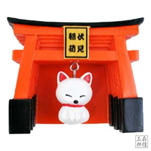 置き物 京都土産 ご当地限定 【3Dクリスタル 千本鳥居】 伏見稲荷大社