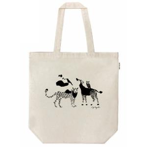 オーガニック コットン バッグ デザイナーズジャパン トートバッグ M chat away DESI...