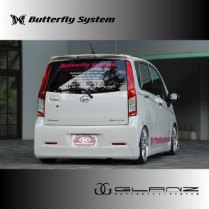 LA100S ムーヴカスタム エアロパーツ リアハーフスポイラー リア