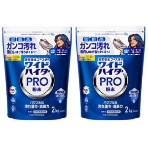 ワイドハイター PRO 衣類 用 漂白剤 粉末 2kg×2個　クリアヒーロー コストコ　プロ