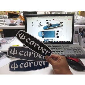 Carver カーバー OG Logo Bar Sticker 5.6×18 サーフスケート スケートボード サーフィン ステッカー シール｜butterflygarage