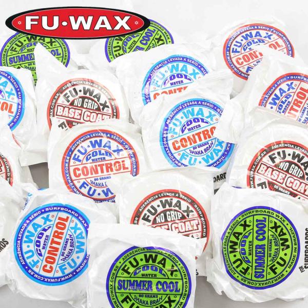 サーフワックス FU WAX フーワックス サーフィン ワックス COLD COOL WARM TR...