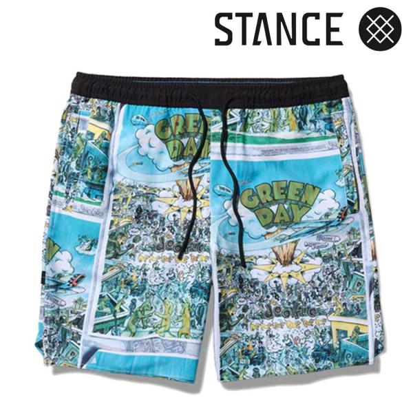 スタンス Stance GREEN DAY COMPLEX SHORT ショーツ メンズ 半ズボン ...