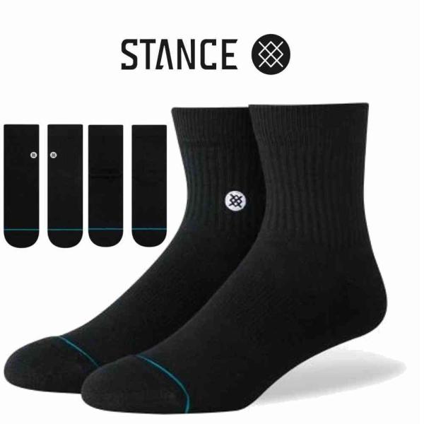 3足セット スタンス ソックス Stance Socks 靴下 アイコン クォーター Icon QT...