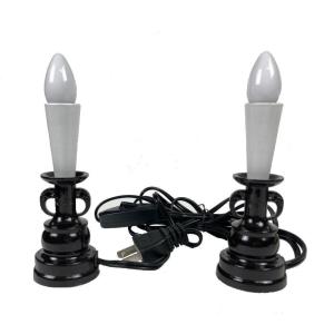 LED 電気ローソク 小(1対) 　LED電球を標準装備