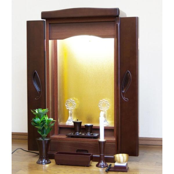 創価学会仏壇 コンパクトミニ仏壇  すずらん 仏具付 ＳＧＩ 特装御本尊様対応 送料無料