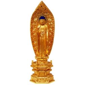 仏像 浄土宗 舟弥陀 7寸中七肌粉