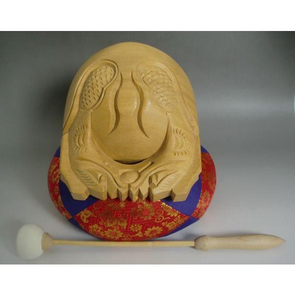 木魚・並彫・8.0寸