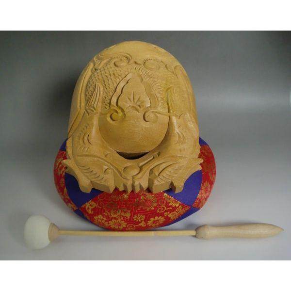 木魚・上彫・8.0寸