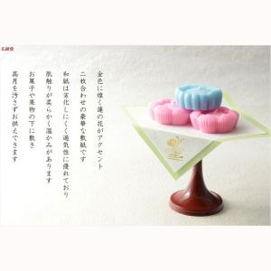 仏具【高月・供笥に:蓮の花高級敷紙 和紙・二枚...の詳細画像2