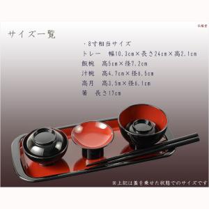 国産仏具【山中塗り漆器・トレー付略式仏膳セット...の詳細画像5