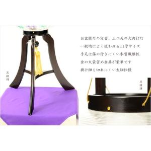 盆提灯【仏縁堂コラボ・八女提灯(やめちょうちん...の詳細画像4