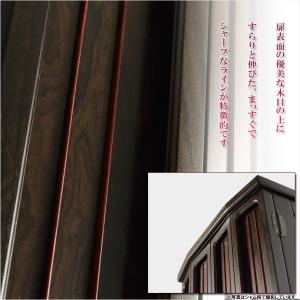 上置仏壇【金紙格子貼り・二方練り仕上げ:楓月(...の詳細画像2